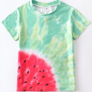 Basic Watermelon Tie Dye Top